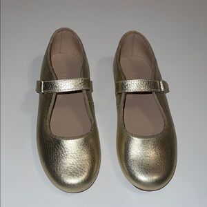 Elephantito Gold Kids Mary Jane Shoes